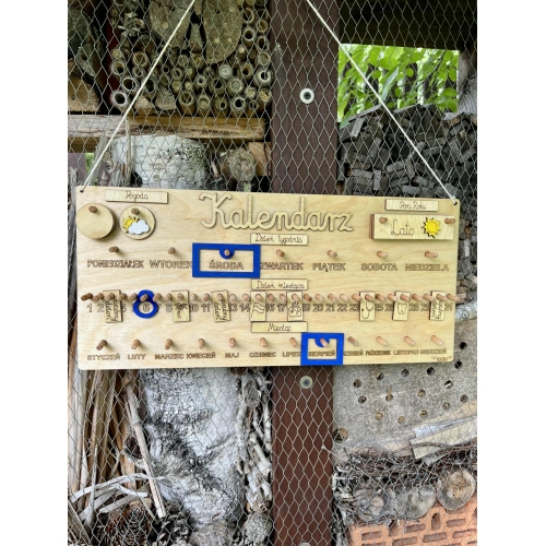 Drewniany Kalendarz ( wzór 3C )